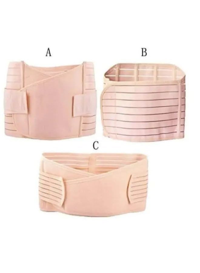 3 in 1 Postpartum Support Belt, Adjustable Belly Wrap, Waist and Pelvis Support Band, Comfortable Maternity Body Support for Daily Wear After Pregnancy - Image 4