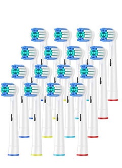 AOBAMA Replacement Toothbrush Heads Compatible with Braun Oral b 7000 /Pro 1000 /9600/ 5000/3000/8000/Genius and Smart Electric Toothbrush, 16 Pcs  - Image 1