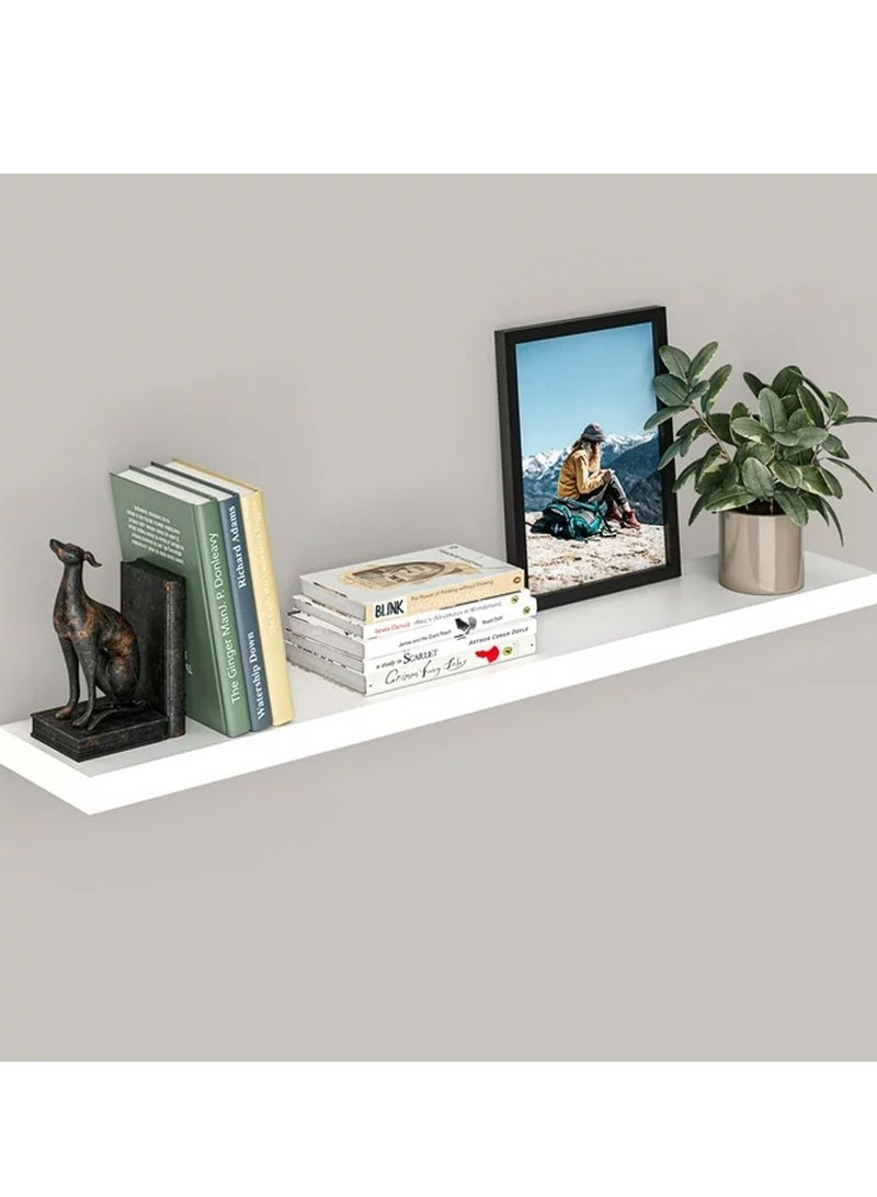 DubaiGallery Wall Shelf Sink Storage Frame Luxury Laminate Hanging Rack Mirror Front Shelf Bathroom Accessories  - Image 1