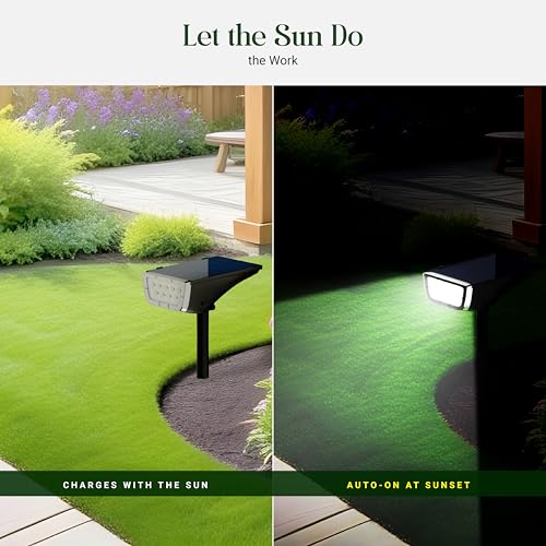 Dylect® Eco Solar Garden Light Outdoor, Pathway, Yard, Terrace Garden, IP44 Waterproof, Long 8Hr Runtime with Auto On/Off Feature (2 in 1 Cool White + Warm White), Acrylonitrile Butadiene Styrene - Image 4
