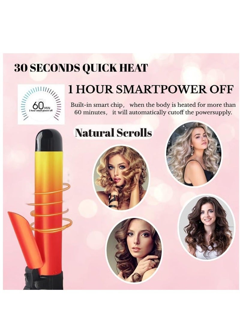 Furtey Automatic Curling Wand Rotating Curling tong, Professional 28mm/1.1 Inch Hair Curler Hair Styling Irons Fast Heating Wand for Medium/Long Hair - Image 4