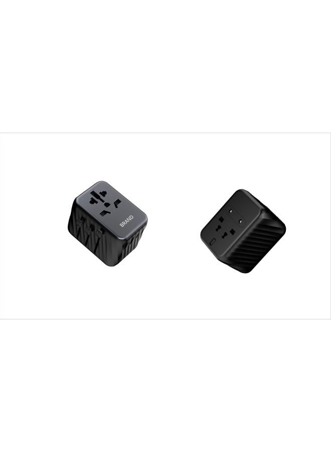 ADONIT 2 Gan Universal Travel Adapter| International Wall Charger With Pd 120W Ultra Fast Charge, 4Xusb-C, 1Xusb-A, Eu Uk Usa Aus Plug, For Macbooks, Laptops, Tablets, Phones, Airpods Black - Image 4