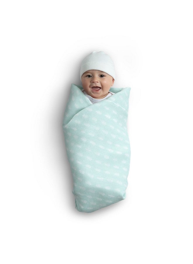 Delta Children 100% Cotton Muslin Baby Receiving Blankets for Girls and Boys - 47x47 Inches (Pack of 2), Neutral Boho - Image 3