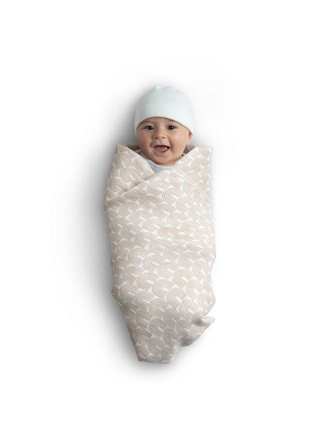 Delta Children 100% Cotton Muslin Baby Receiving Blankets for Girls and Boys - 47x47 Inches (Pack of 2), Neutral Boho - Image 4