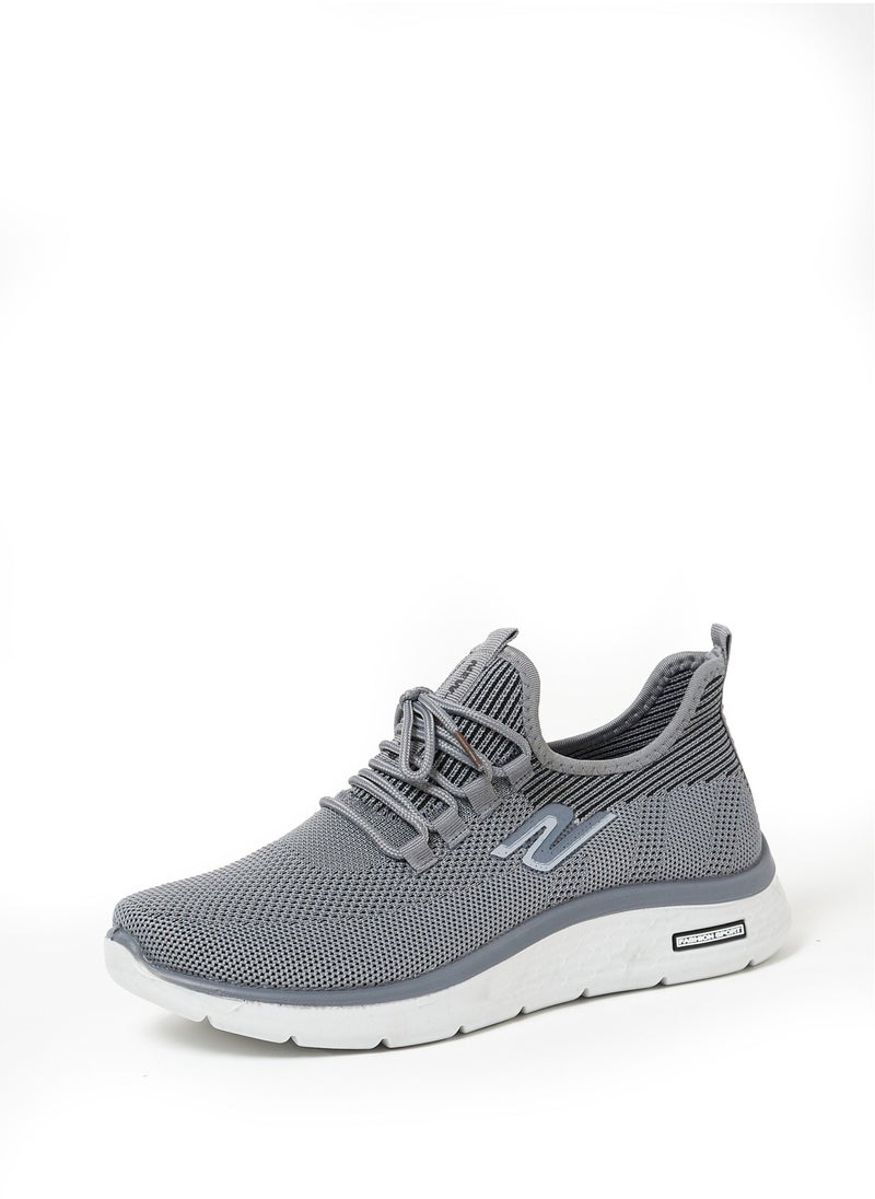 Cobblerz Cobblerz Men's Lace-up Low Top Sneakers Lt Grey  - Image 2