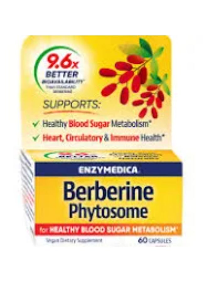 ENZYMEDICA BERBERINE PHYTOSOME 60 CAPSULE