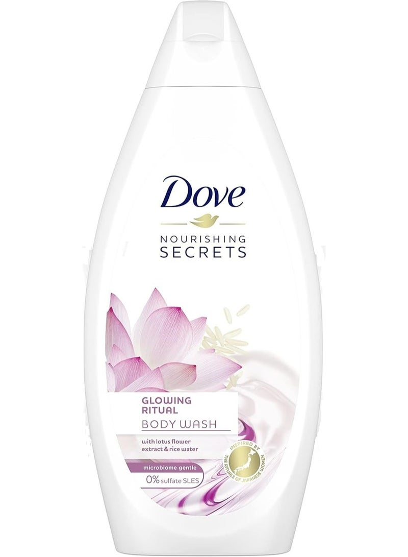 Dove Glowing Ritual Nourishing Secrets Body Wash 500 ML - Image 1