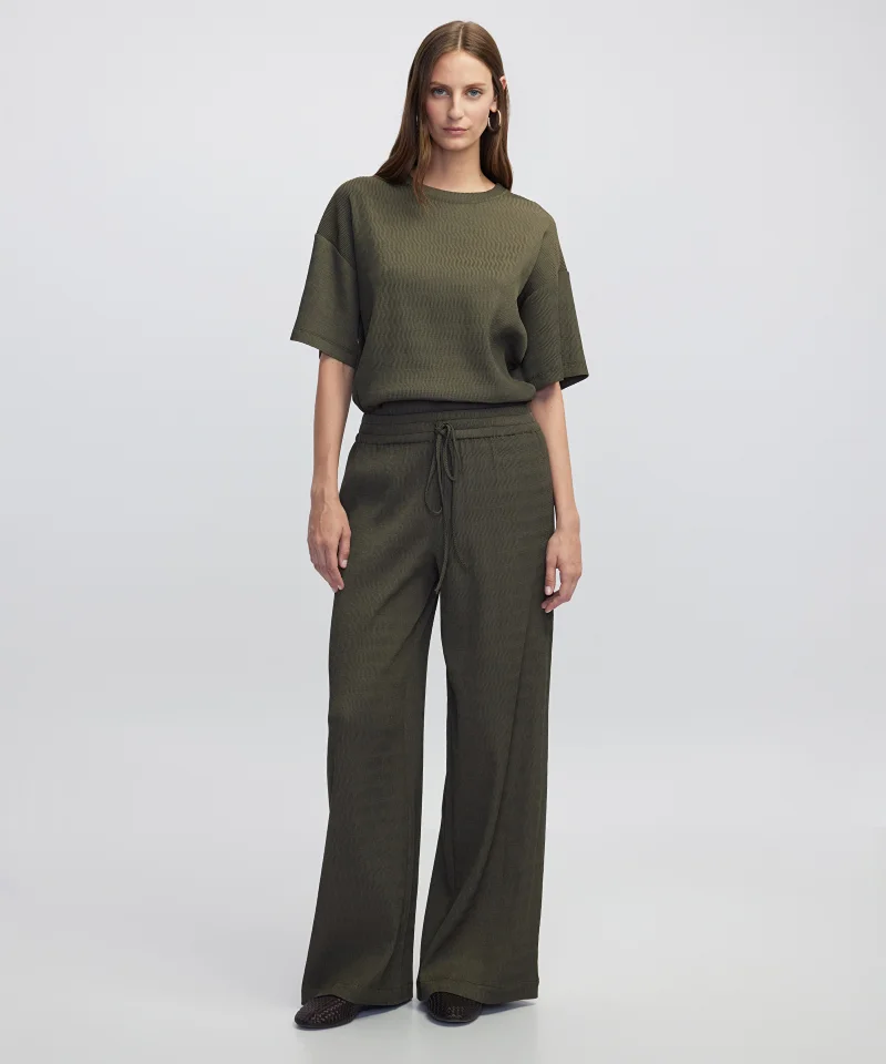 Textured Trousers