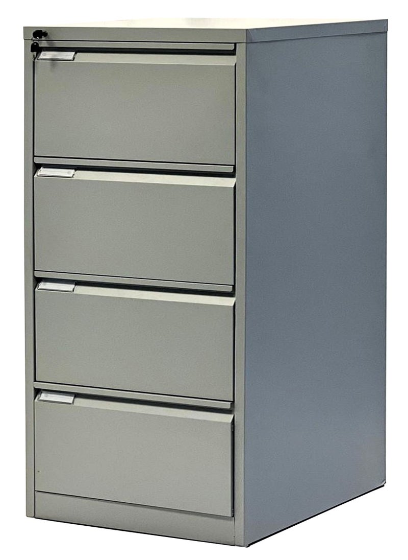 Metal Cabinet with 4 Drawers, Vertical File Cabinet, Office Storage Cabinet