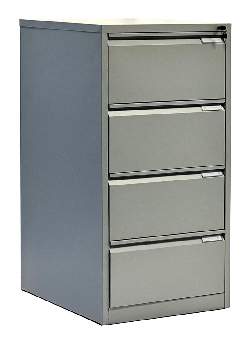 Metal Cabinet with 4 Drawers, Vertical File Cabinet, Office Storage Cabinet