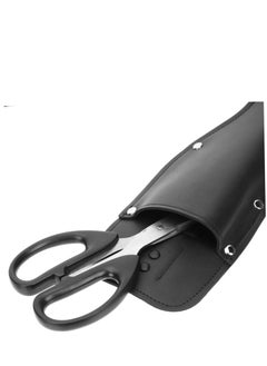 KASTWAVE Sheath Clip on Pruner Holster Plier Holster Leather Scissor Bag Miter Clamps for Trim Pliers Holder Hunting Tools Pouch Protector Pruning Shears Scissors Embroidered Pu  - Image 4