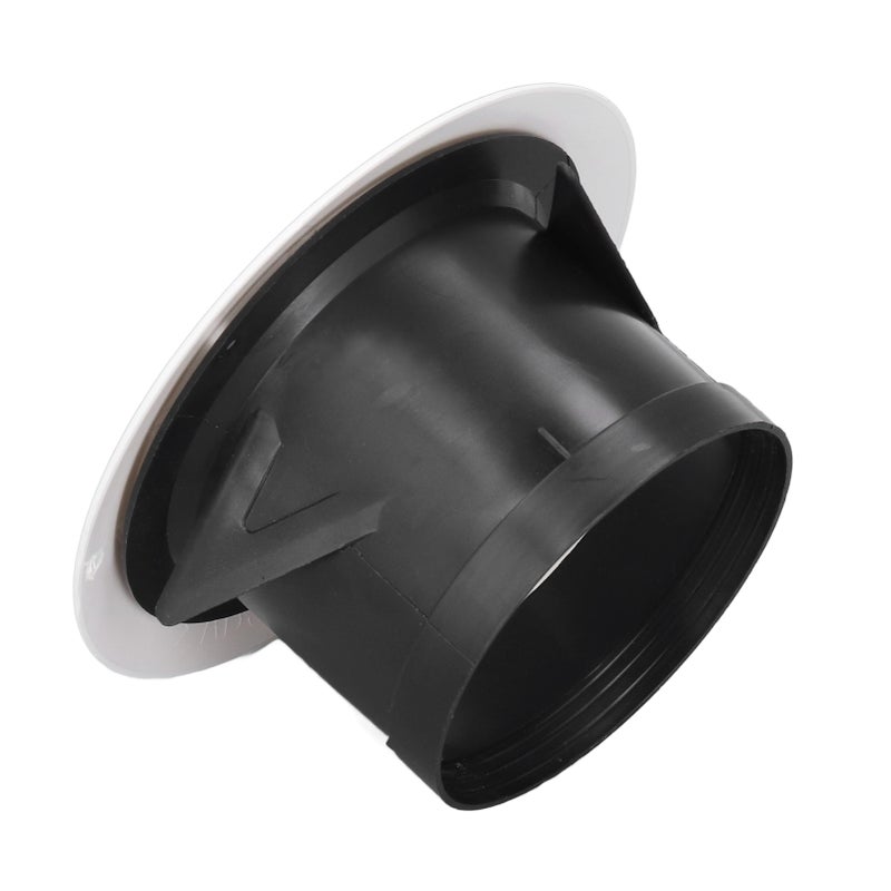 Adjustable Air Vent ABS Wall Mounted Flexible Space Saving Round Soffit Air Vent for Bathroom Library 6in - Image 3