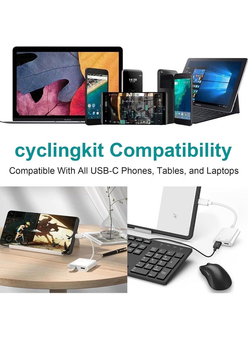 JAJEEK USB-C Camera Adapter for Google Pixel 9 Pro Fold – Plug and Play 3.0 OTG Adapter with Charging Port, Supports Card Reader, USB Flash Drive, Keyboard, and Mouse – White - Image 5