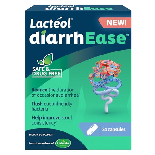 Lactéol Lactol diarrhEase a Safe Drug Free and clinically Tested postbiotic Strain That Helps soothes Occasional Digestive Upset and Shortens The Duration of Occasional Diarrhea 24 Count - Image 2