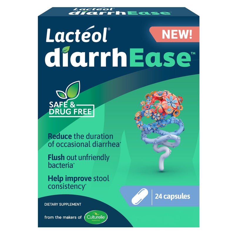 Lactéol Lactol diarrhEase a Safe Drug Free and clinically Tested postbiotic Strain That Helps soothes Occasional Digestive Upset and Shortens The Duration of Occasional Diarrhea 24 Count - Image 3