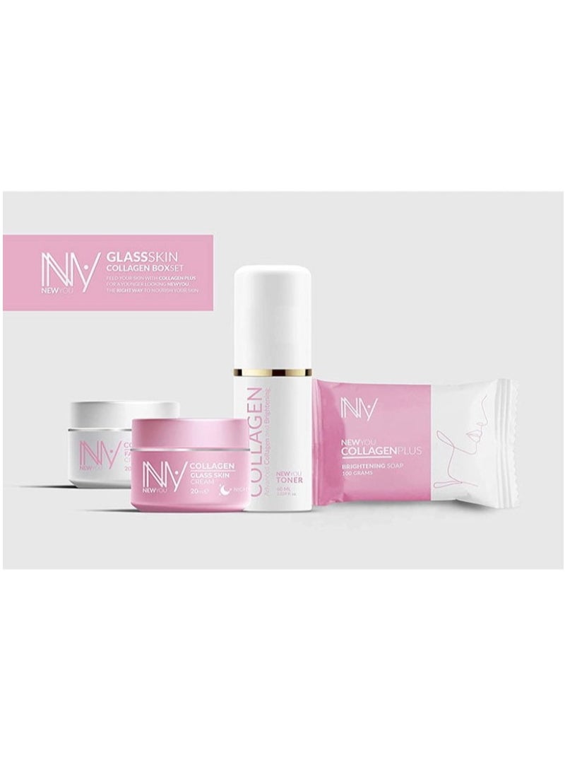 New You Glass Skin Collagen Box Set Made in Thailand