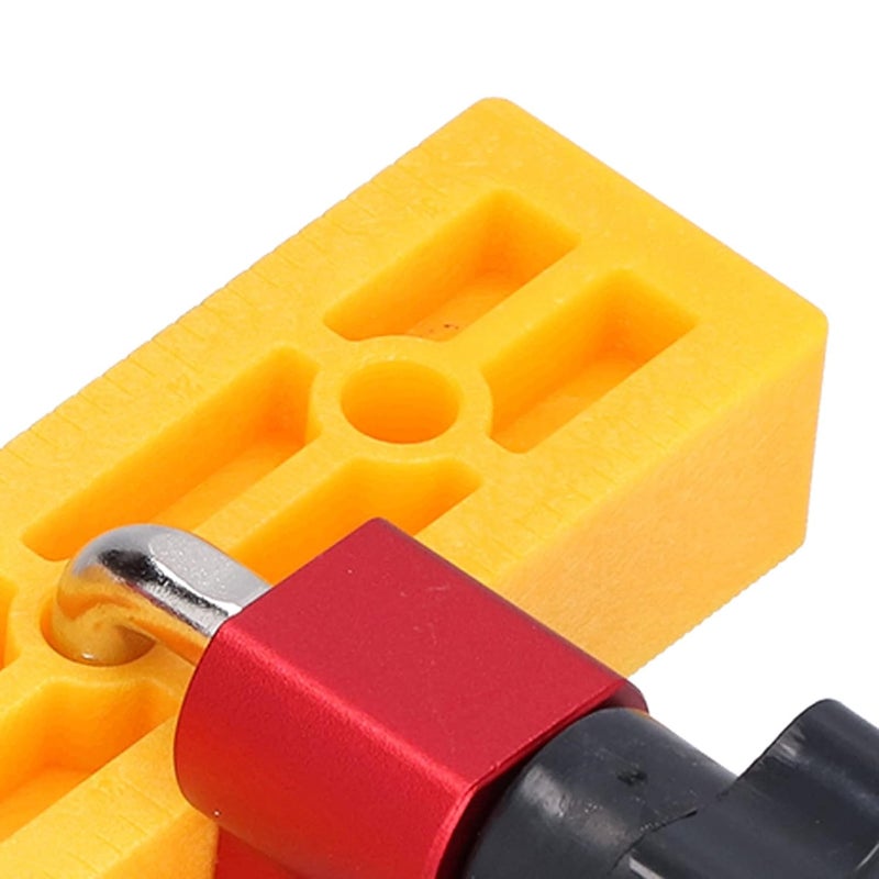 Foldable Plastic Right Angle Clamps 120x120mm Non Slip Grip Inch Metric Scale Woodworking Squares - Image 4