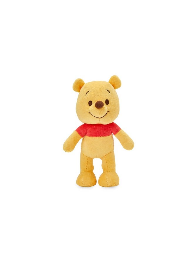 Disney Store Official Pooh nuiMOs Plushie - Soft Plush with Embroidered Features, Poseable Hands & Turning Head, Magnetic Hands for Holding, 6 Inches, Dress Up with nuiMOs Outfits - Image 1