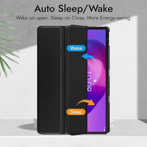 Robustrion Cover for Lenovo Idea Tab 11 inch Cover Case, Trifold Flip Cover Case for Lenovo Idea Tab Cover 11" Tablet [Auto Sleep Wake Support] - Black - Image 3