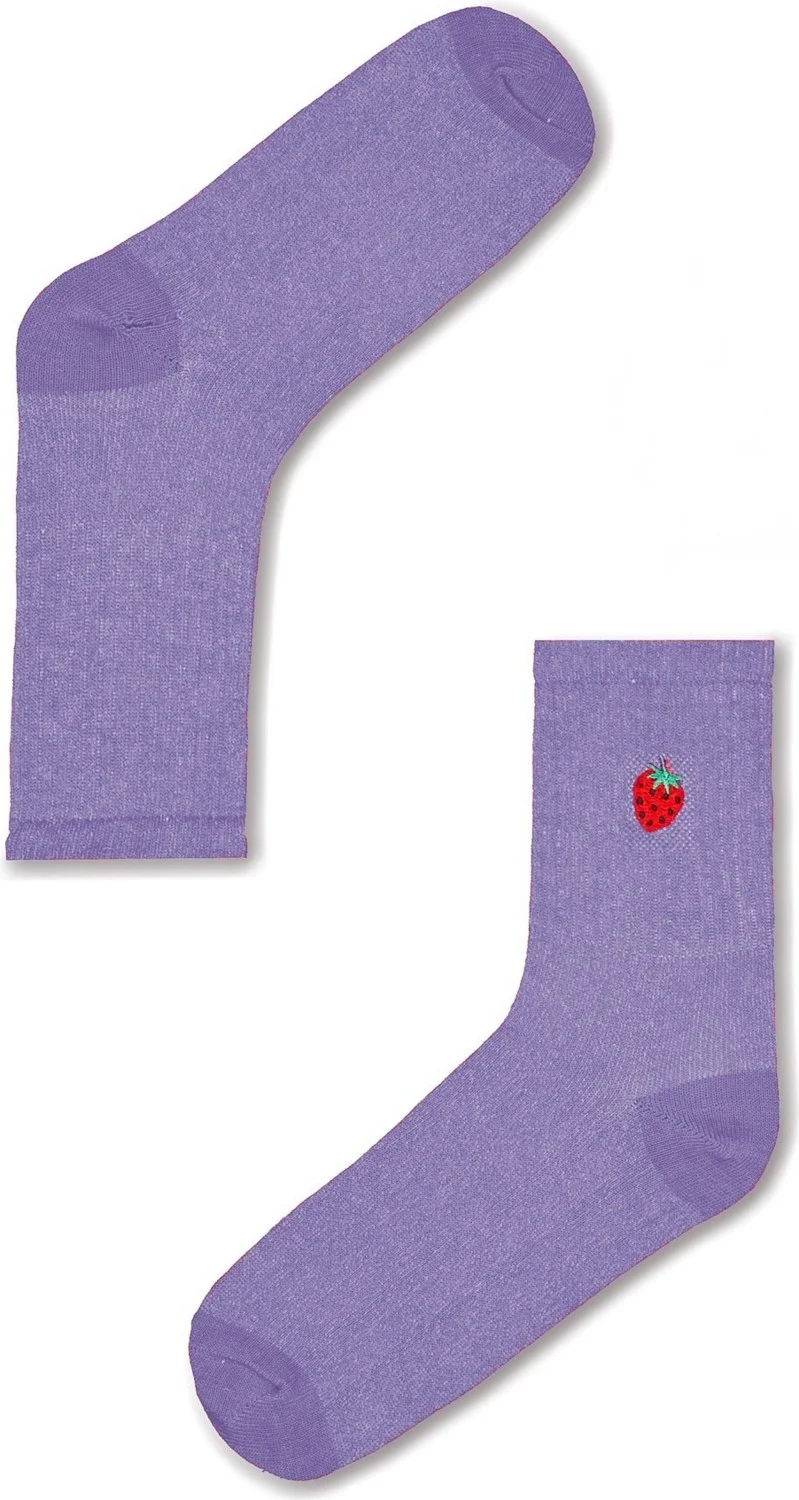 Hepsine Rakip Rivaling All 6 Unisex Fruity Socks Cotton Cheerful Economic Sports