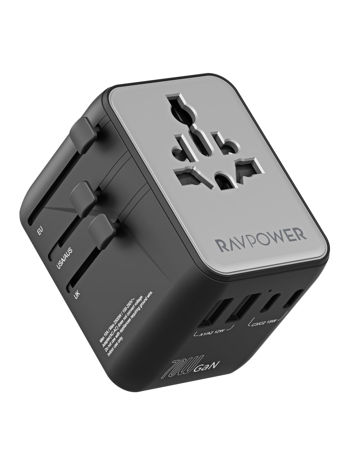 ravpower Ravpower rp-pc1093 7-in-1 Travel Adapter usbc 65W N70256789V