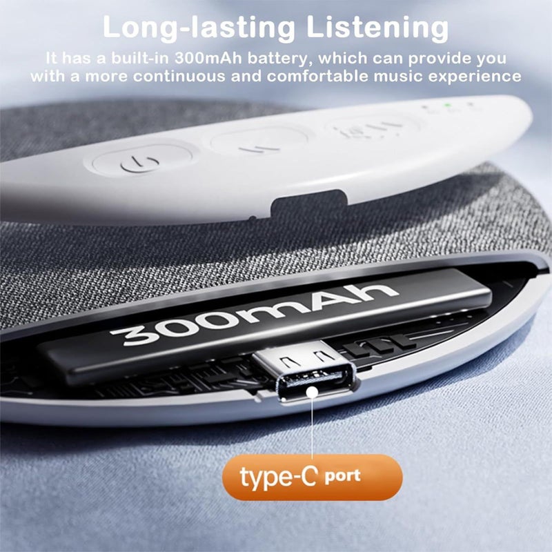 Ultra Thin 9 6cm Pillow Speaker Bluetooth Sleep White Noise Timer For Office Hotel - Image 5