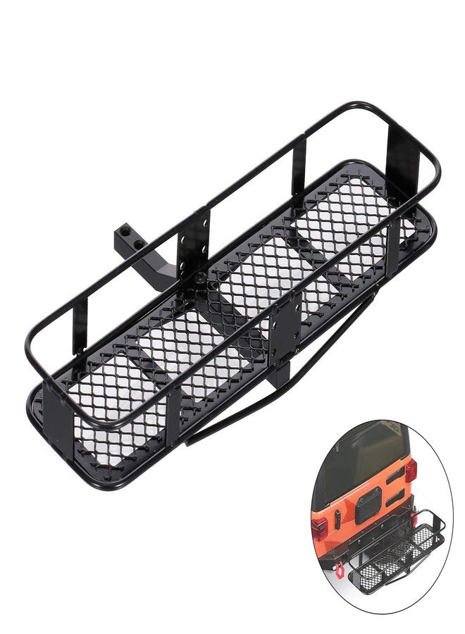 GoolRC RC Car Back Hitch Cargo Carrier Luggage Basket Capacity Basket Trailer Compatible with Hsp Redcat Traxxas Tamiya Hpi Rc4wd Axial 1/10 RC Crawler Car - Image 3