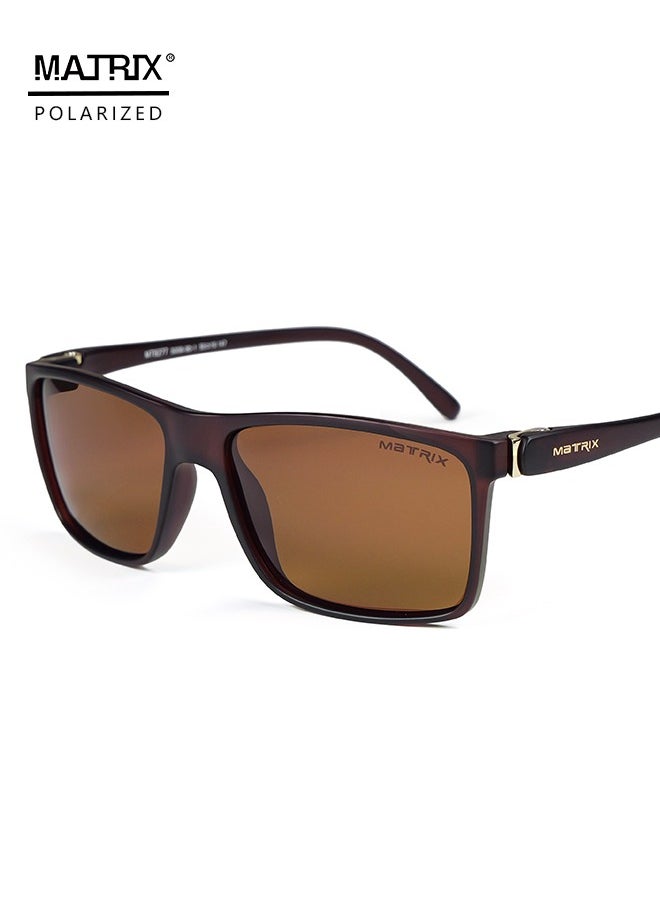 MATRIX - MATRIX high-end sunglasses men's polarized anti-UV square driving and fishing sunglasses - Image 1