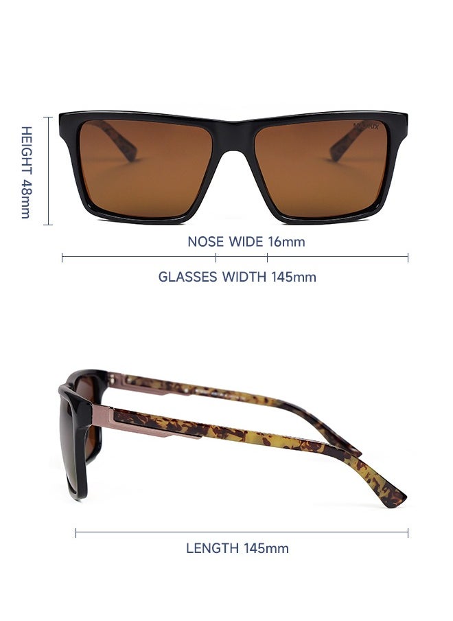 MATRIX - MATRIX high-end sunglasses men's polarized anti-UV square driving and fishing sunglasses - Image 1