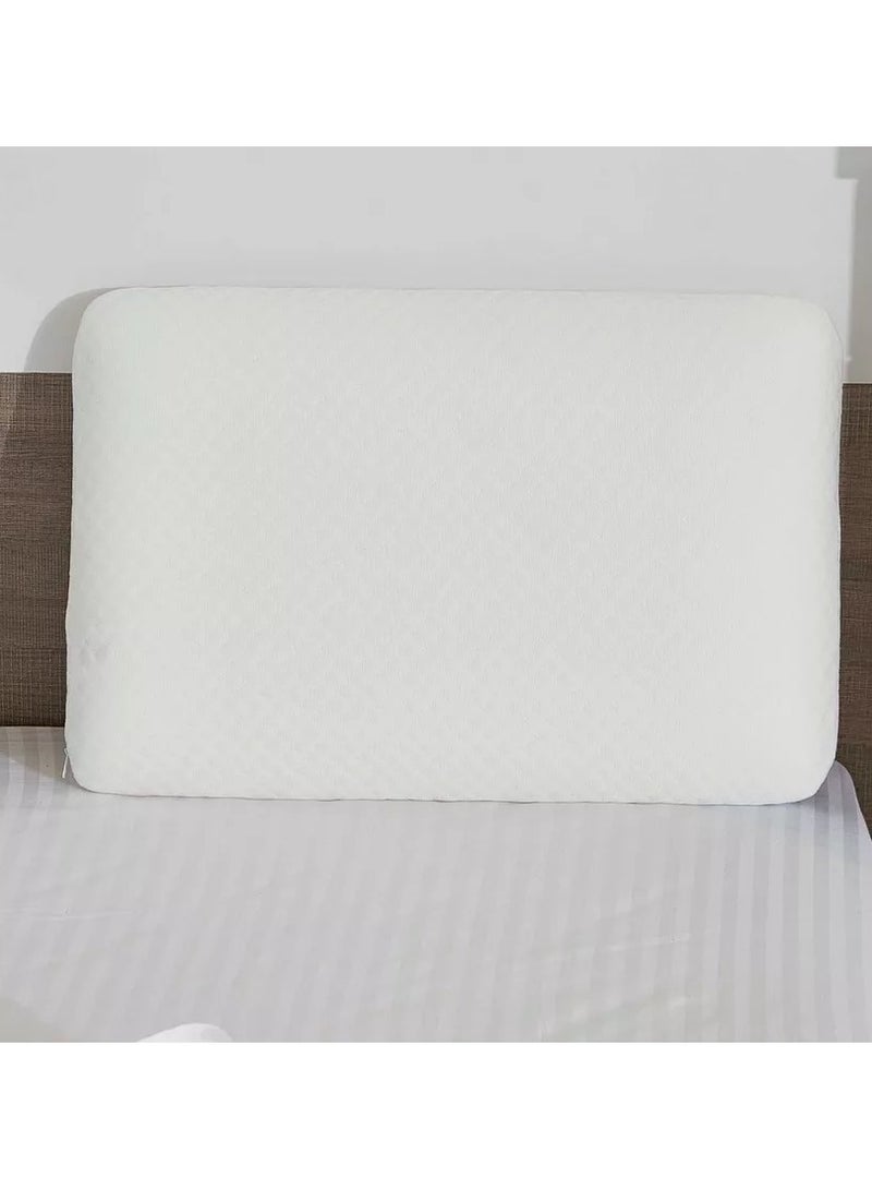 Cozy Memory Foam Medical Pillow With Removable Outer Cover, 60*40*12Cm White - Image 2
