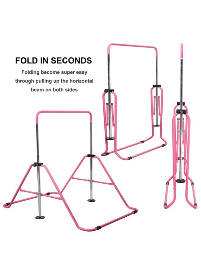 ماكس سترينث قضبان جمباز قابلة للتمديد، قضيب تدريب للأطفال، ارتفاع قابل للتعديل - Image 5