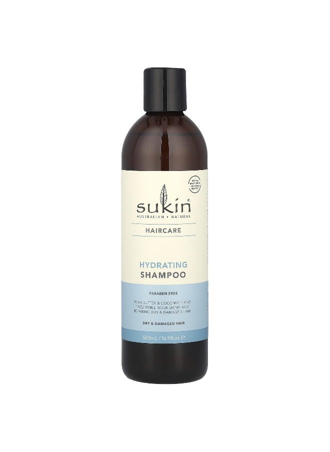 Sukin Sukin, Hydrating Shampoo, Dry & Damaged Hair, 16.9 fl oz (500 ml)  - Image 1