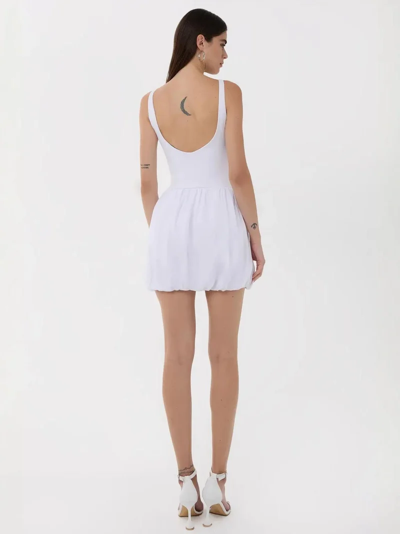 HICCUP Balloon Skirt Mini Dress