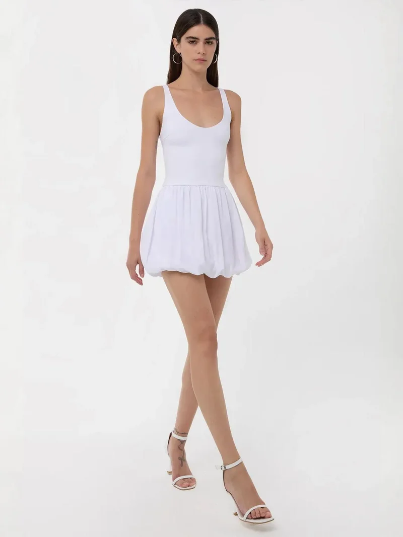 HICCUP Balloon Skirt Mini Dress