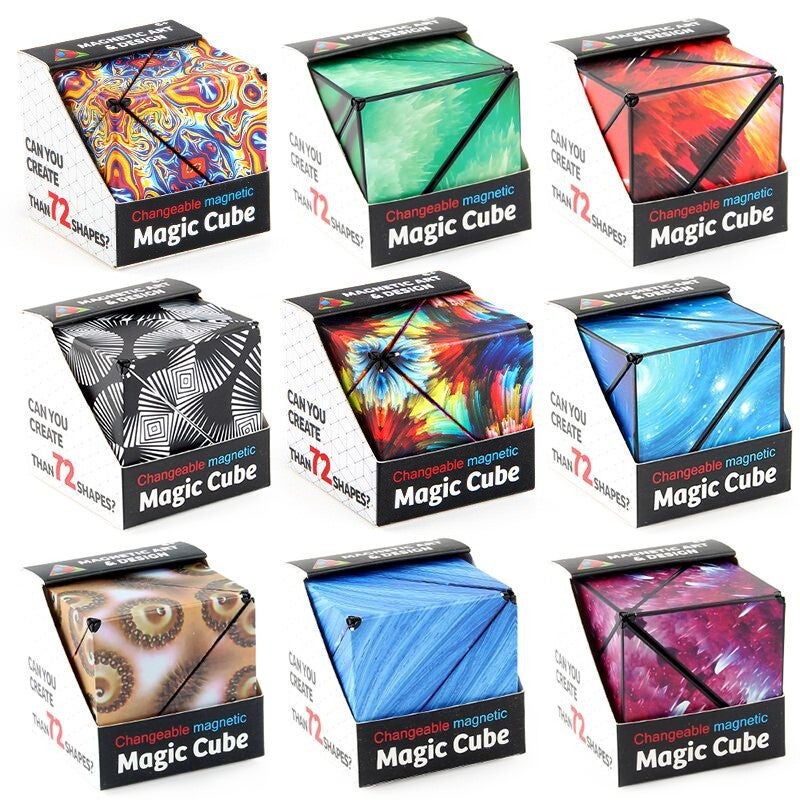 Children'S Toys 3D Three-Dimensional Changeable Magnetic Geometric Rubik'S Cube Magnetic Three-Dimensional Infinite Flip Rubik'S Cube Toys -Selling - Image 2