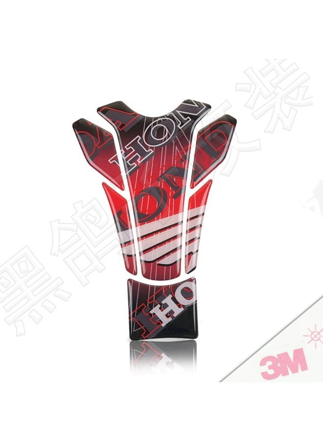 Suitable For Ktm Suzuki Honda Yamaha Motorcycle Stereo Waterproof Fuel Tank Sticker Decorative Fuel Tank Fish Bone Decal-Color:Honda 4 3m Non-adhesive Waterproof Non-slipvv-Size:Default Itemvv - Image 1