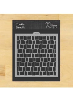 Designer Stencils Cedar Shake Roof Cookie and Craft Stencil CM087 by Designer Stencils  - Image 1