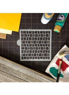 Designer Stencils Cedar Shake Roof Cookie and Craft Stencil CM087 by Designer Stencils  - Image 3