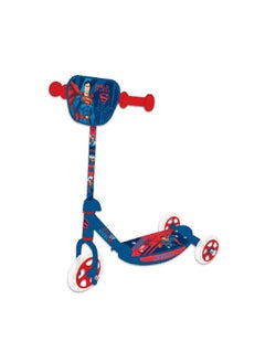 3-Wheeled Durable Steel Scooter Blue and Red 12 x 22 x 49 cm 3WS-BRN-104