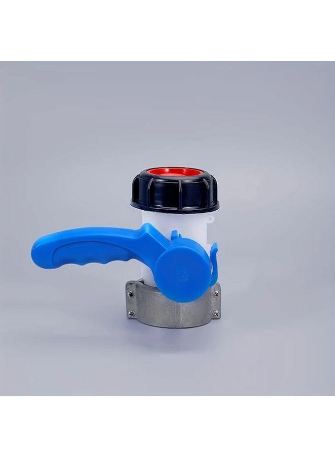 1Pc 62mm Aluminum Butterfly Valve Water Tank Kit DN50 Ball DN40 Faucet Adapter - Image 1