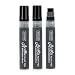 ZEYAR Jumbo Paint Marker Pens Water Based Acrylic 15mm Felt Tip Waterproof and Permanent Ink Great on Plastic Posters Stone Metal Glass and more 3 Black - Image 2