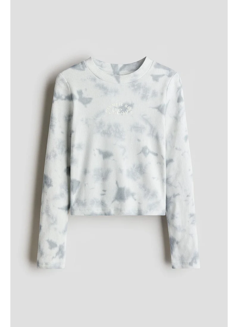 H&M Ribbed cotton top