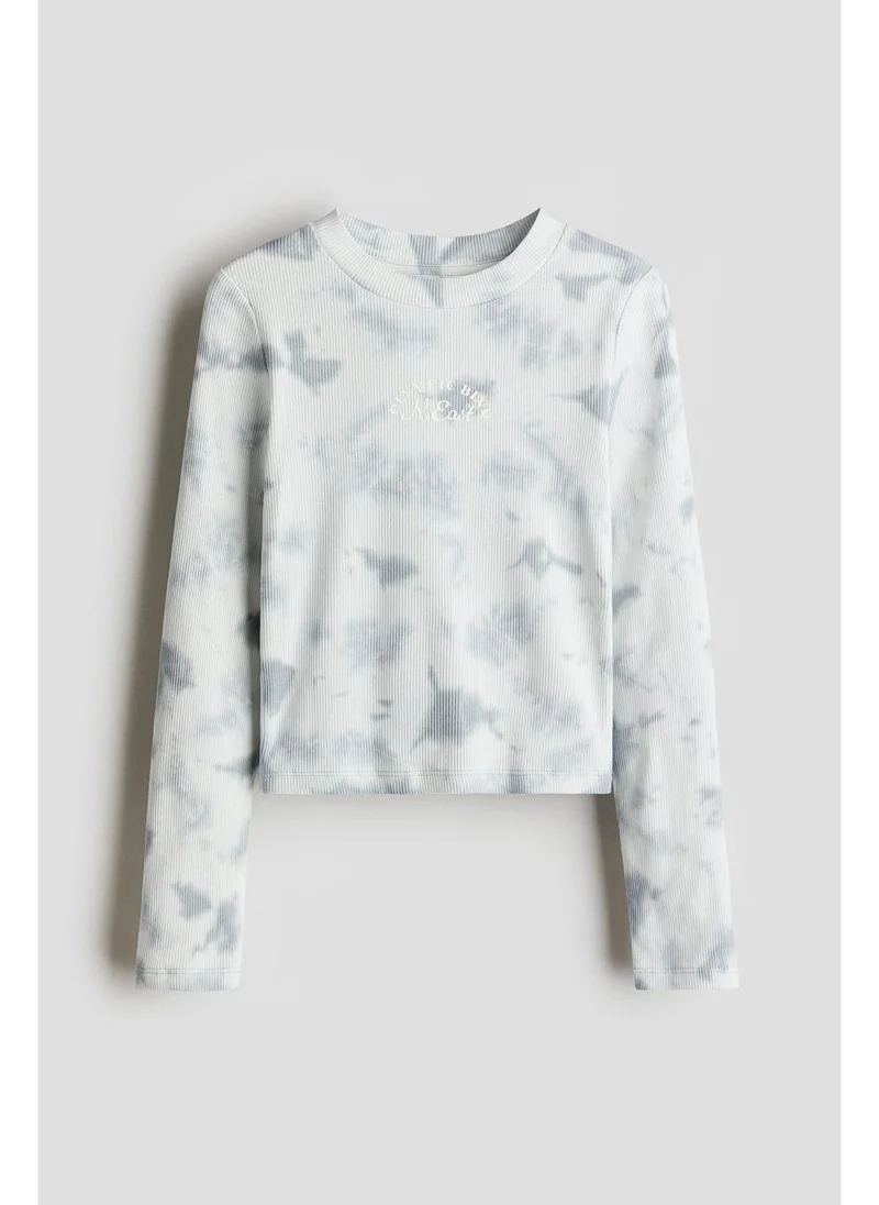 H&M Ribbed cotton top