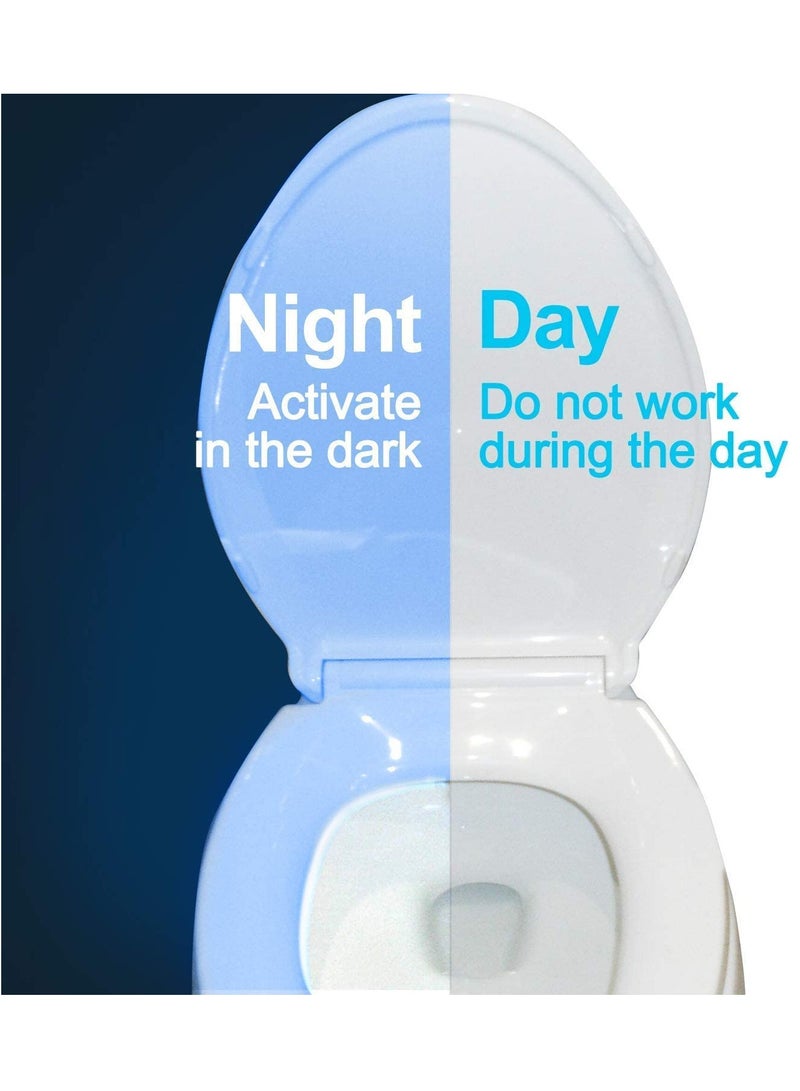 SYOSI The Original Toilet Night Light Gadget Fun Bathroom Lighting Add on Toilet Bowl Seat Motion Sensor Activated LED 9 Color Modes Weird Novelty Funny Birthday Gag Gifts - Image 3