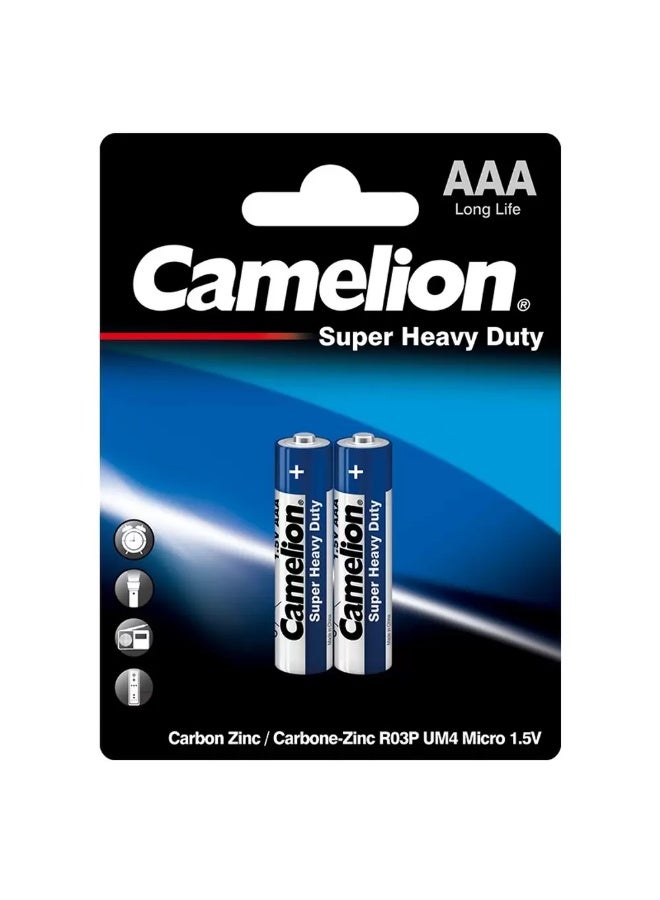 Camelion Camelion Super Heavy Duty AAA 1.5V Battery- 2pcs