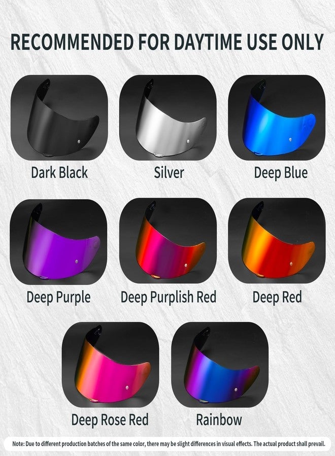 PSLER k1s Visor - k1 Helmet Visor k3 sv Tinted Visor k5 Face Shield Replacement for k1 k1s k3 sv k5,Deep Purplish Red - Image 4
