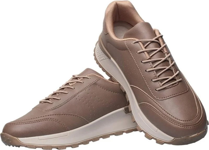 Liger Women's Lace-Up Easy-to-Wear Seasonal Sneaker Sports Shoes Mink