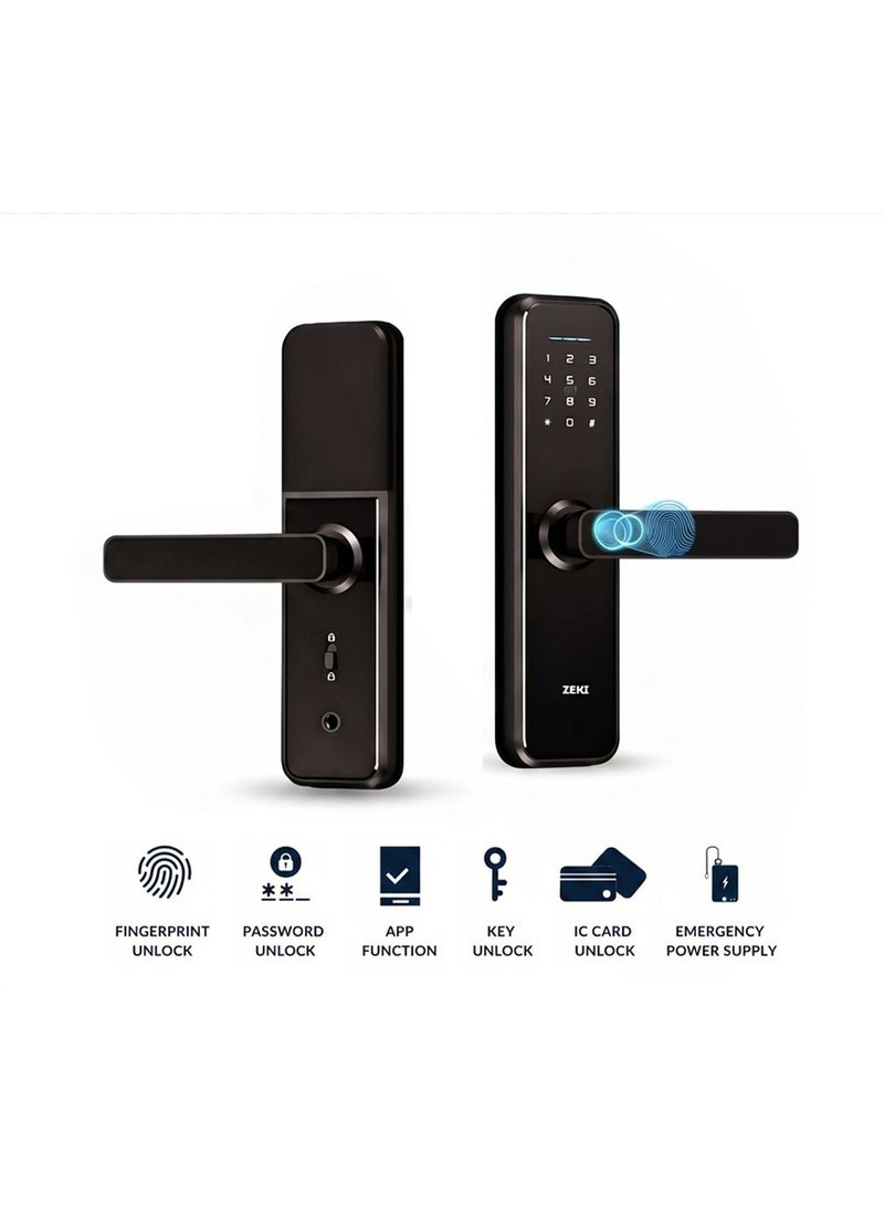 ZEKI Smart Door Lock with Fingerprint & Keypad - Image 2