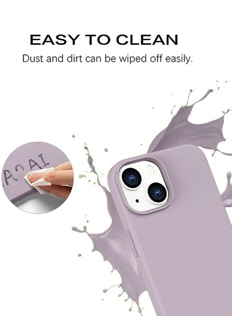 iPhone 15 Mobile Case Cover with Soft Liquid Silicone Protection Anti-Scratch Shockproof Accessories Slim Protective Back Cover with Comfortable Hold Touch Feeling and Anti-fingerprint - Image 3