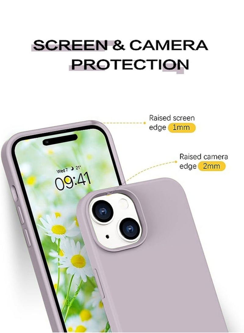 iPhone 15 Mobile Case Cover with Soft Liquid Silicone Protection Anti-Scratch Shockproof Accessories Slim Protective Back Cover with Comfortable Hold Touch Feeling and Anti-fingerprint - Image 2